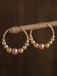 A Pair of Bohemian Elegance Large Circle Earrings are Fashionable Holiday Accessories and Gifts for Women's Banquets and Weddings, Suitable for Wearing on All Occasions, A Perfect Holiday Gift