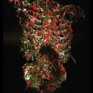 "Deflorate" Eco Horror Skeleton Sculpture