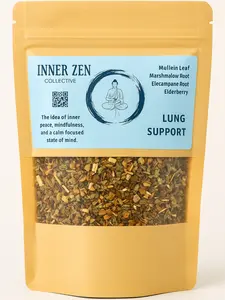 Mullein Lung support tea (smokers tea/respiratory mucus loose leaf blend) Natural Traditional Beverage Herbal