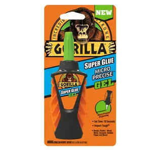 212 MAIN Micro-Precise Super Glue (5.5g) - Translucent Gel, Fast Drying Adhesive, High Strength Multi-Material Bond for Sports Collectibles Accessories