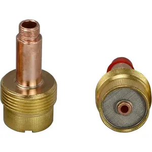 Large Diameter TIG Gas Lens Collet Body Jumbo 995795 (1/8" & 3.2mm) Fit SR WP 17 18 26 TIG Welding Torch 2pk