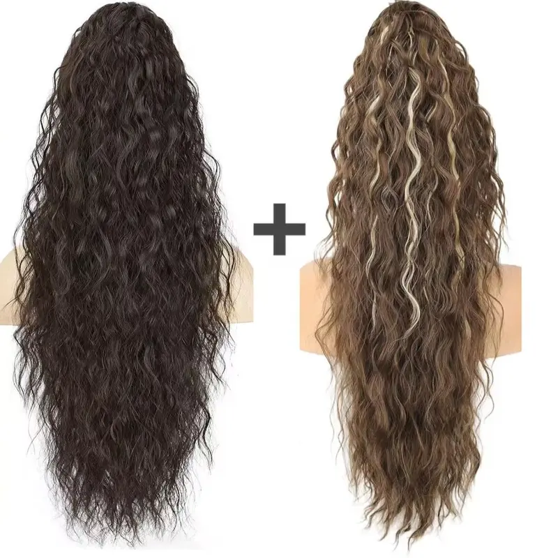 【Buy 1 Get 2】Women's 26" Curly Claw Ponytail Synthetic Hair Extension, Fluffy Natural-Looking Hairpiece for Women