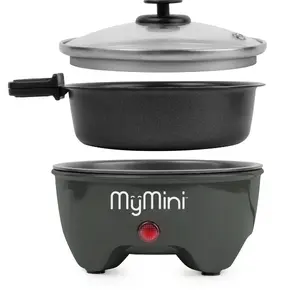 5-inch Noodle Cooker & Skillet Electric Hot Pot, Blackberry (3.7" x 5.25", 1.25 Lb)