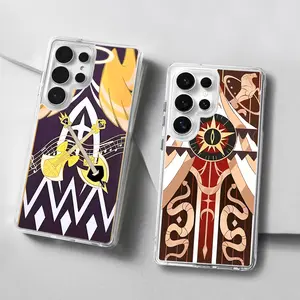 Magnetic Hazbin Hotel Season 2 phone Case for Samsung S26/S25/S24/S23/S22/S21/S20/S10/NOTE20/NOTE10/NOTE9/PLUS/ULTRA/FE/A57/A56/A55/A54/A37/A36/A35/A34/A26/A25/A24/A23/A17/A16/A15/A14/A07/A06/A05,with MagSafe, Transparent Shockproof Protective Gift Cover