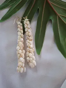 2” Pikake style earrings