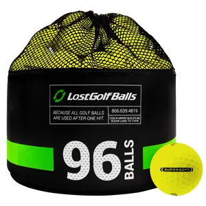 Callaway Supersoft Yellow Golf Balls - Mint - 96 Ball Bag