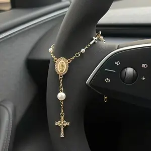 Steering Wheel Bead Ornament: Bead Car Pendant Accessory, Car Decoration, Car Pendant, Unique Keychain – Stylish Car Pendant Decoration