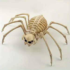Giant Halloween Spider Skeleton Decoration, No Power Needed, Perfect for Haunted House Pranks, Festive Home Decor, Ideal Gift