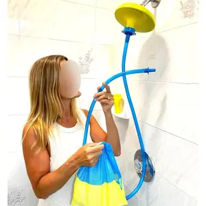 Jumbo Shower Hose: Slip-On, 6-Foot Handheld Shower Attachment (Fits 4-7" Showerheads) – Multi-Use, Detachable Hose Sprayer (Not for Tub)