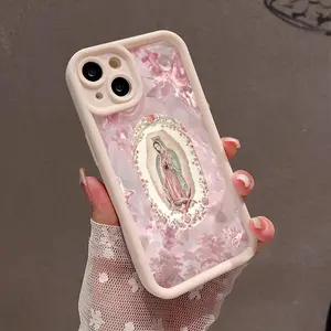 Feminine Soft Case for iPhone11/12/13/14/15/16/promax/x/xs/xr/xsmax Case Pink Maria Durable, Ultra Slim, Cute and Practical | Lightweight Protective Case for Her