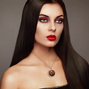 Moodear Harry Potter Spin Necklace Hermione Time Travel Witch Magic Hourglass 22 Layered Time Turner Flash Hogwarts Pendants for Women Fashion Jewelry Halloween Jewellery Charms