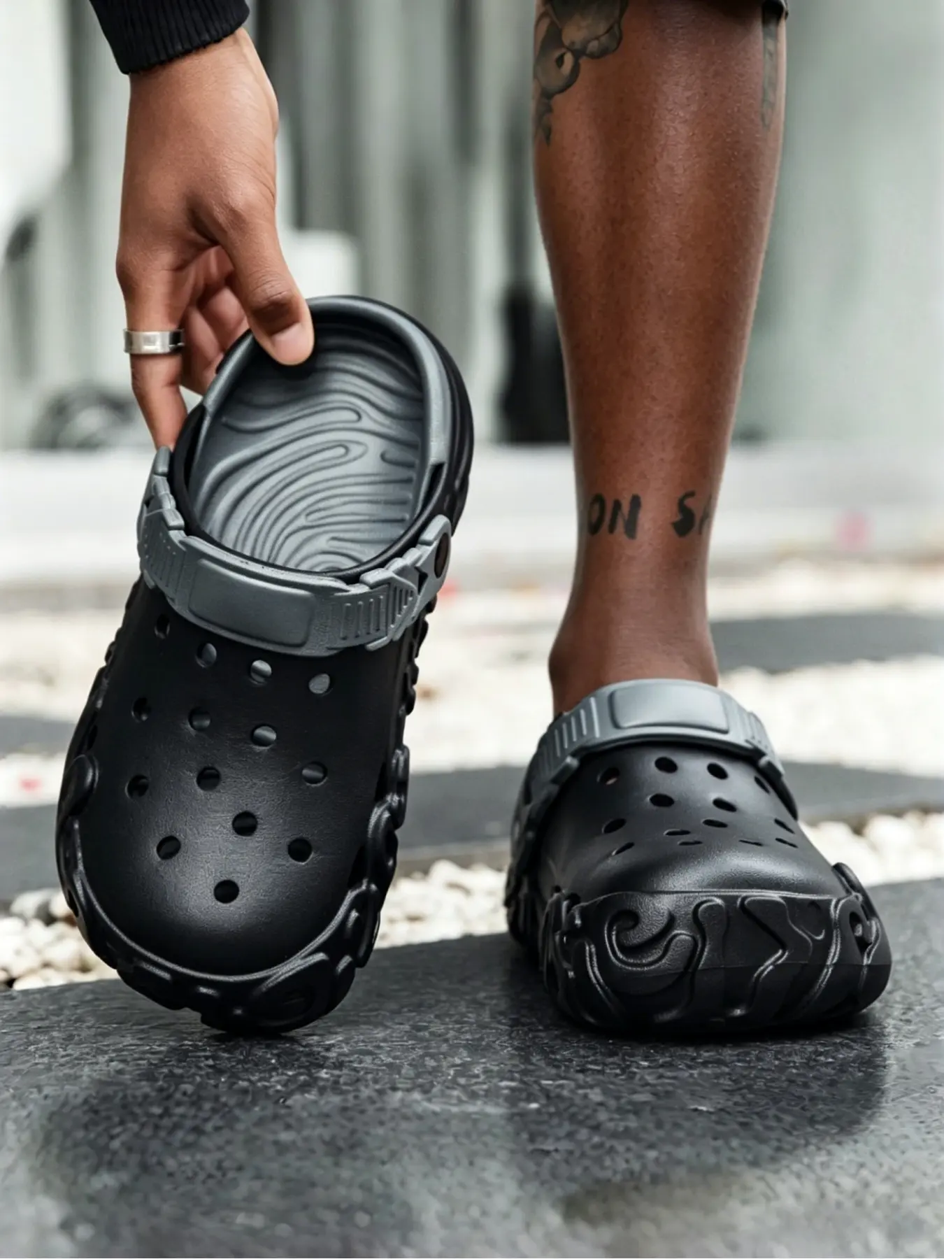 1 Pair Multi-Color 2-in-1 Waterproof Garden Clogs, Lightweight Heel-Friendly, For Beach Vacation & Daily Commutes