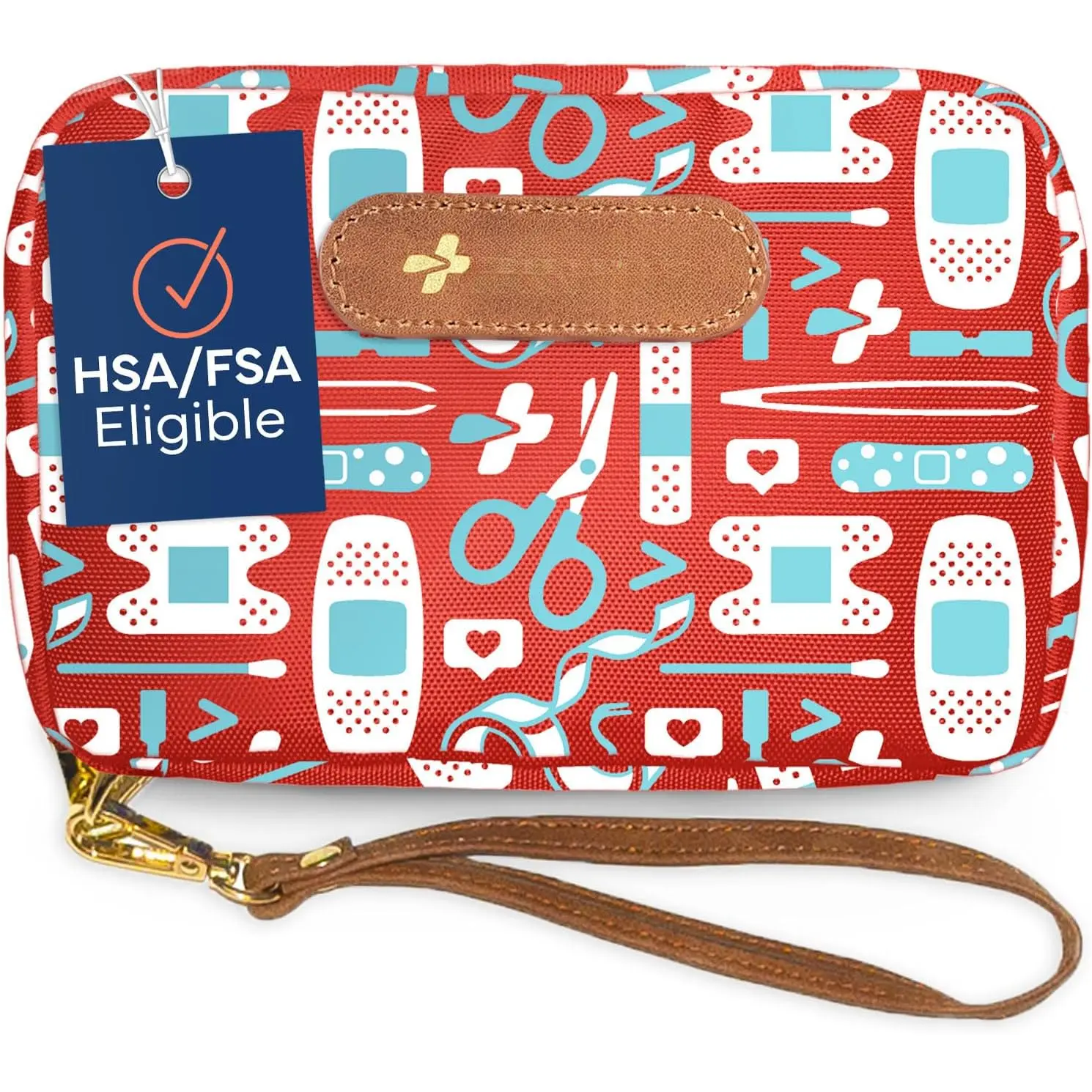 KeepGoing Travel First Aid Kit for Kids - 130 count. for Car, Home, Purse, Diaper Bag & Backpack with Latex-Free Bandages - Mini First Aid Kit Travel Size TSA-Approved