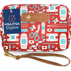 KeepGoing Travel First Aid Kit for Kids - 130 count. for Car, Home, Purse, Diaper Bag & Backpack with Latex-Free Bandages - Mini First Aid Kit Travel Size TSA-Approved