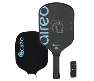 AIREO Falcon Pro-O16 Hybrid Pickleball Paddle Toray T700 Carbon Fiber USAPA Approved Beginner Intermediate Play 16MM Thickness Carbon Fiber Lightweight Easy Control Durable 8.1-8.4 oz 16.45"L x 7.48"W Good Control Standard Grip Length