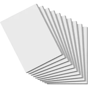 4x6 Blank Note Pads 10 Pads 50 Sheets Each Small Pocket White Writing Scratch Memo Pads Clean Sheets for Office