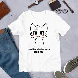 Boykisser Meme, Funny Furry Meme Shirt, Femboy Shirt, Bisexual LGBTQ Pride, Weeb Shirt, Waifu Shirt, Fursona, Transgender, Kissing Boys