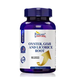 Oyster Goji & Licorice Root Complex USA FDA GMP NPAC-60 Capsules