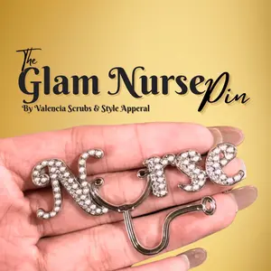 The Glam Nurse Brooch Pin