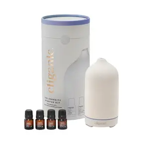 Cliganic Aromatherapy Serenity Starter Kit, Home Fragrance Scented Oil Diffuser Set for Home Care