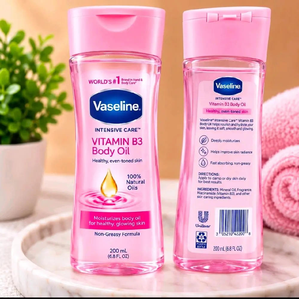 body oil vaseline