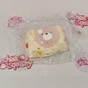 Hahajing TabaSquishy HAHAJING Squishy Toy Handmade Squishy Stress Relief Toys Taba squishy - Lychee Squishy