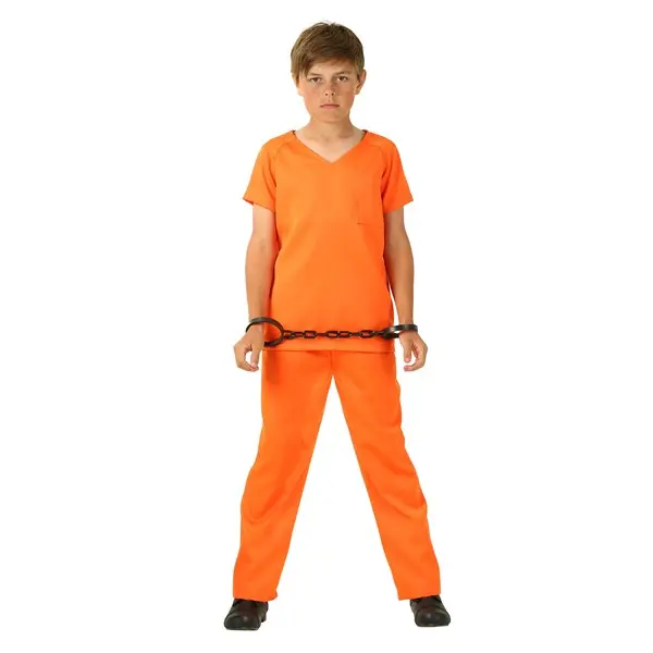 Kids Orange Prisoner Costume