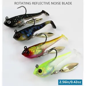 6-Pack Soft Lure Bait, Simulation Fish Shape for Saltwater & Freshwater, Surface & Underwater Fishing, Ideal Gift for Anglers