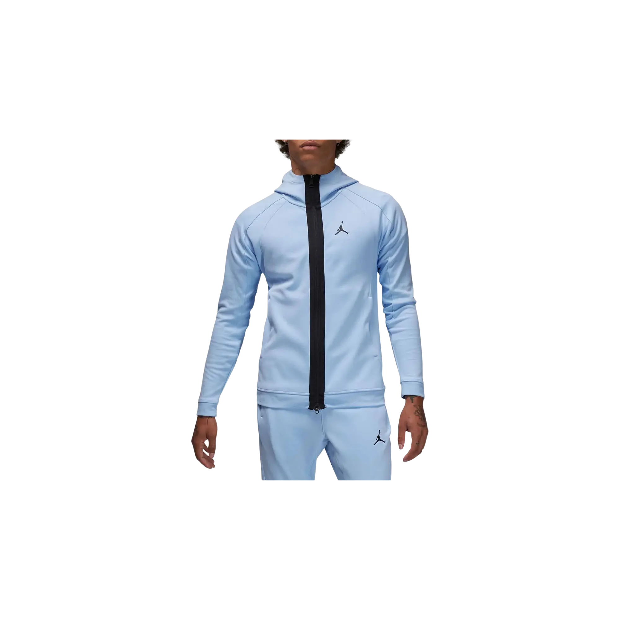 Dri-FIT Sport Fleece Full-Zip Hoodie "Royal Tint / Black / Black" DV9783 425