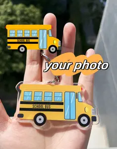 Personalized Acrylic Photo Keychain, Custom Photo Keychain, Logo Acrylic Keychain, Baby Photo Gift