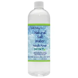 Dale Audrey, Natural Himalayan Salt Water Rinse, Mint, 16 oz Alcohol Free
