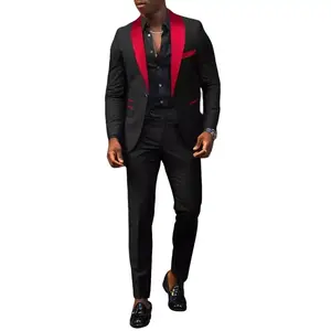 two-piece men's dress business suit men's formal dress slim two-piece dovetail linen suit