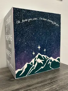 A Court of Thorns and Roses Boxed set - 5 books - paperback - fore edge painted - Velaris - Night Court - ACOTAR