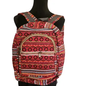 Handmade boho backpack