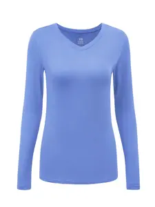 COZYSCRUBS Women’s Underscrub Tee Comfort V-Neck Long Sleeve Undershirt with Soft & Easy Care Fabric