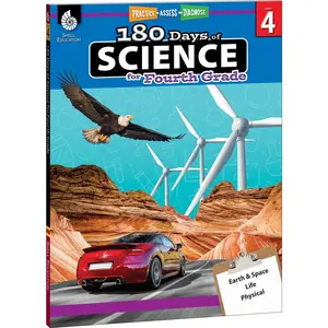 180 Days: Science, Earth and Space Science for 4th Grade Practice Workbook for Classroom and Home, Cool and Fun Practice Created by Teachers