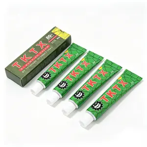 TKTX Green Extra Strength Tattoo Numbing Cream 4 Pack | 80% Fast-Acting Numbing Formula, Gentle & Refreshing, Long-Lasting Skin Soothing, Pain & Discomfort Relief | Enjoy a Perfect, Seamless Tattoo Experience