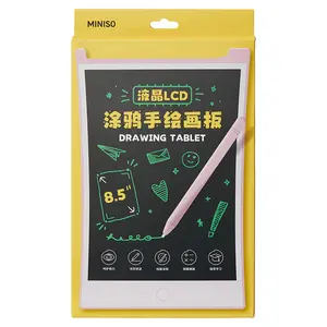 MINISO 8.5-Inch LCD Doodle Drawing Tablet – Eco-Friendly Writing Pad, Perfect Gift for Kids & Artists, Portable Erasable Sketch Board for Home, School & Travel! Summer Vibes