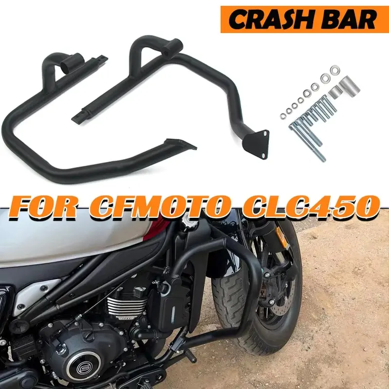 CLC 450 Motorcycle Accessories Anti-Falling Engine Highway Guard Crash Bar Frame Protection Bumper Fit For CFMOTO CLC450 450 CLC