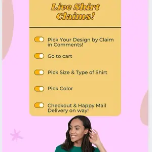 Live Shirt Claim! T-Shirt Gildan brand with design choice! Short sleeve, crewneck, heavy cotton! Great  T-shirt, quality!