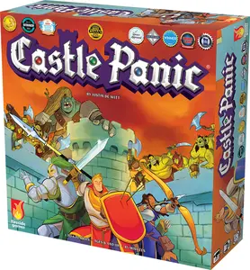 Fireside Games, Castle Panic (Second Edition), Ages 8+, 1-6 Players, Board Game, Cooperative Tower Defense