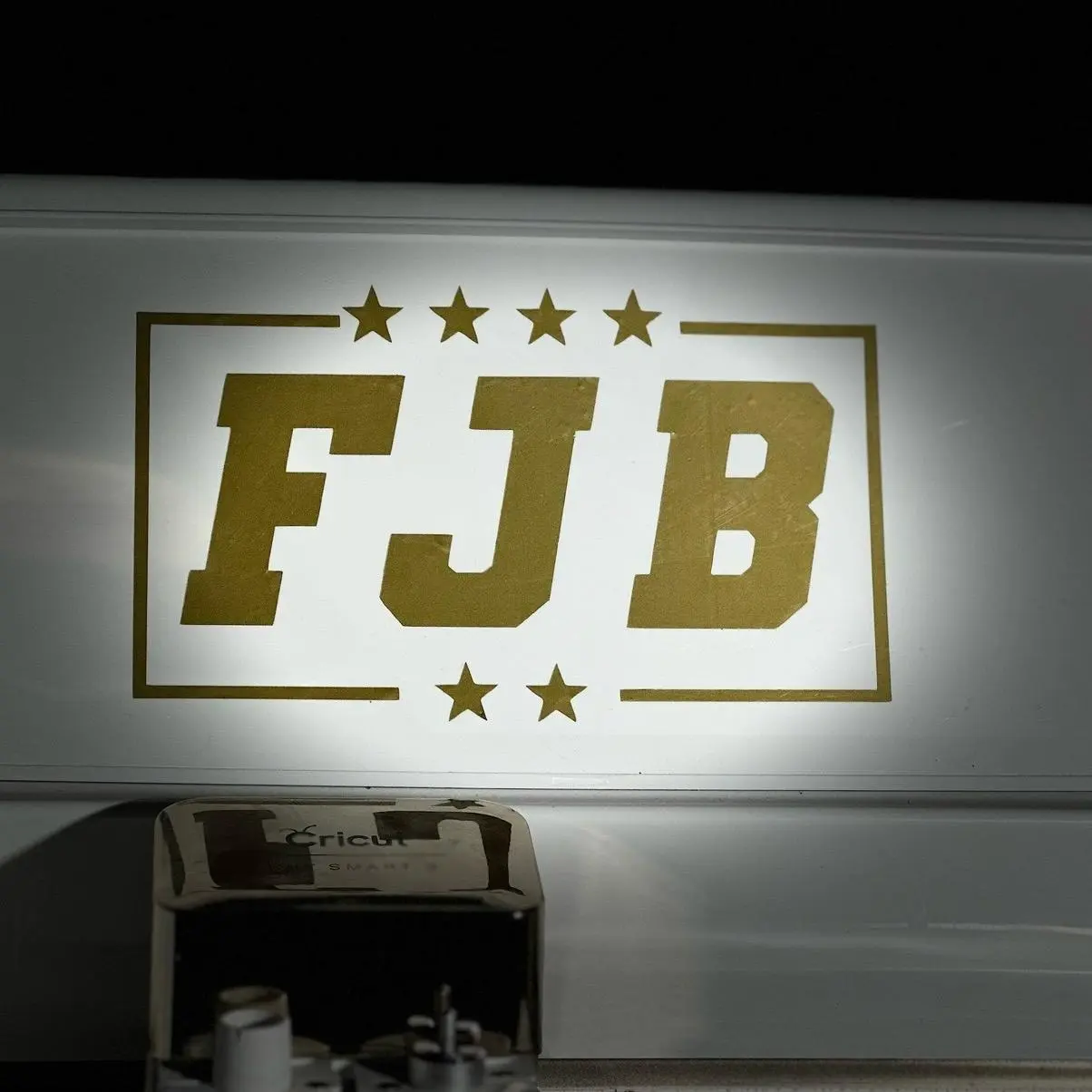 FJB GOLD 4x7 STICKER!!! For your car, wall, laptop, etc!!!!!