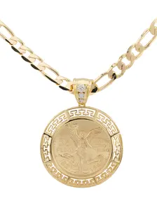 Centenario Stunning gold-plated  necklace that includes a beautiful 24-inch thick chain.