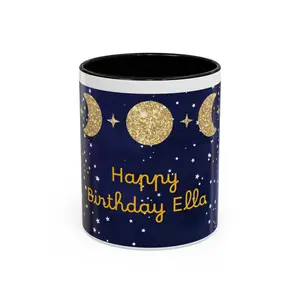Libra Zodiac Coffee Mug with Tarot & Birth Month Design, 11oz & 15oz Sizes, Microwave & Dishwasher Safe, Ceramic Tumbler for Astrology Lovers, Glossy Finish, Reusable & Washable Drinkware