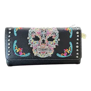 Montana West Candy Skull Wristlet Wallet Pit’s