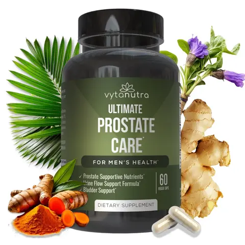 Ultimate Prostate - Health Support Supplement with Saw Palmetto, Nettle Root, Pygeum, Turmeric, Zinc, Vitamin D3