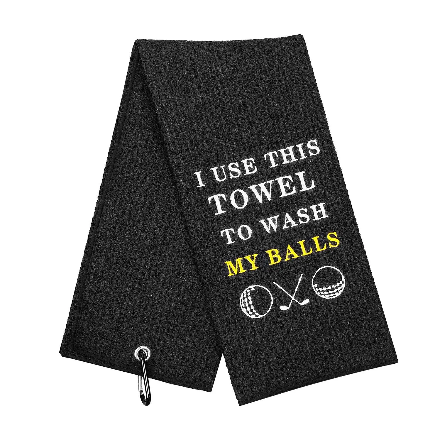 Golf Towel, Funny Slogan Golf Towel, Golf Accessories for Outdoor