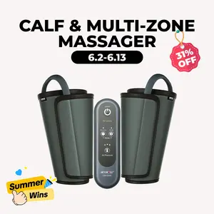 CINCOM Calf Massager - Multi-Target, Portable, Vibration Massage Device with Adjustable Fit, Customized Settings for Optimal Relaxation, Ideal Gift for Mother's Day, Birthdays, Multi-Target Massage Devices, Portable Massage Devices,summerwins
