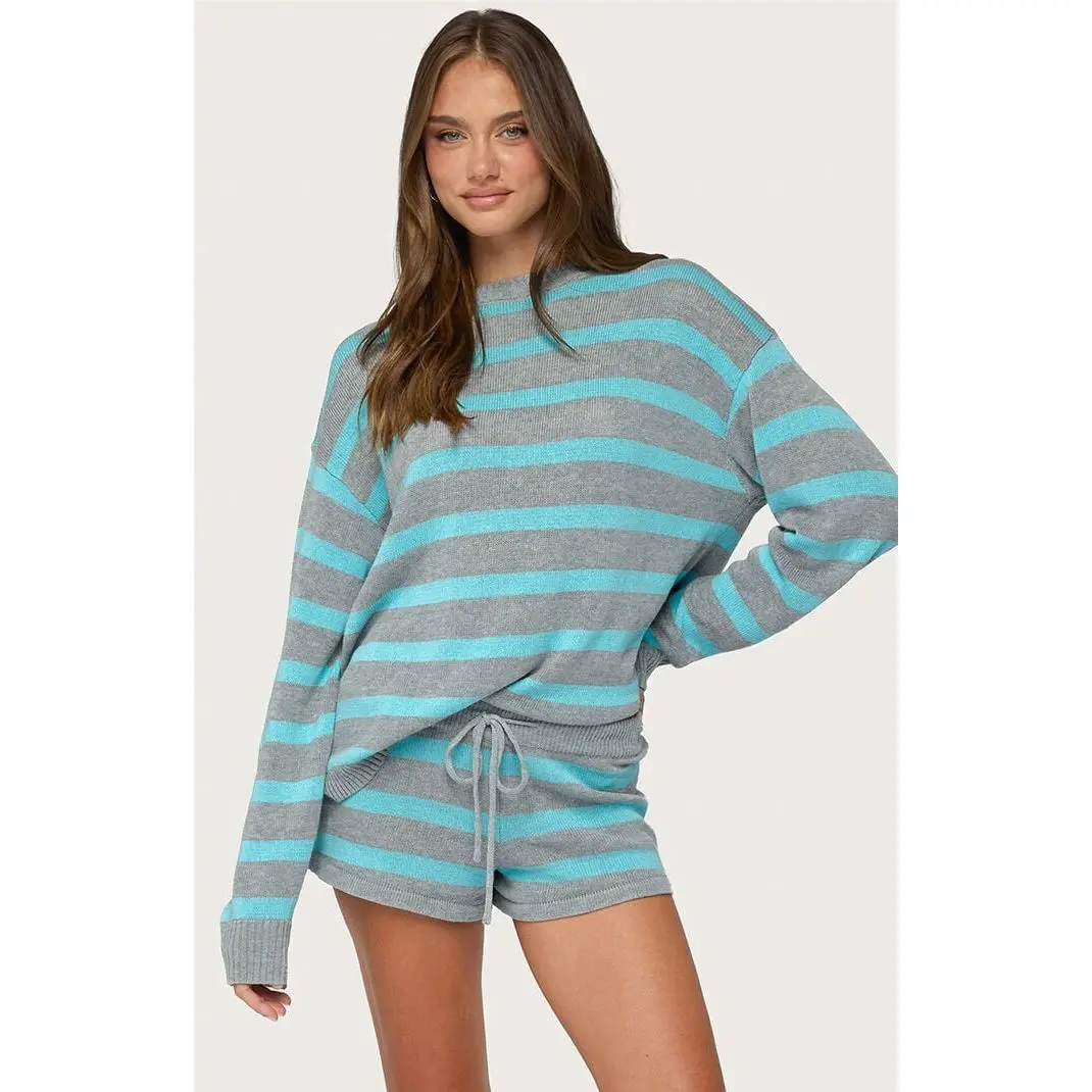 Edikted Women's Amaris Oversized Striped Sweater