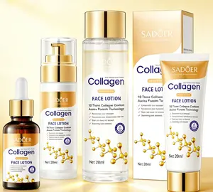 Bone collagen moisturizing skincare four-piece set, creates glossy, plump, and smooth skin, helps you stay youthful, suitable for all skin types